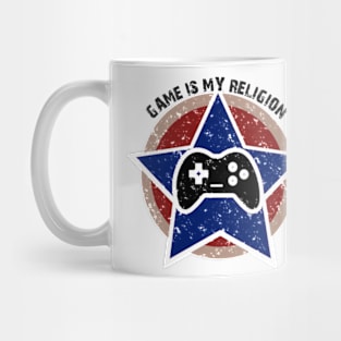 Game is my religion, gamer, nerd, gamble Mug